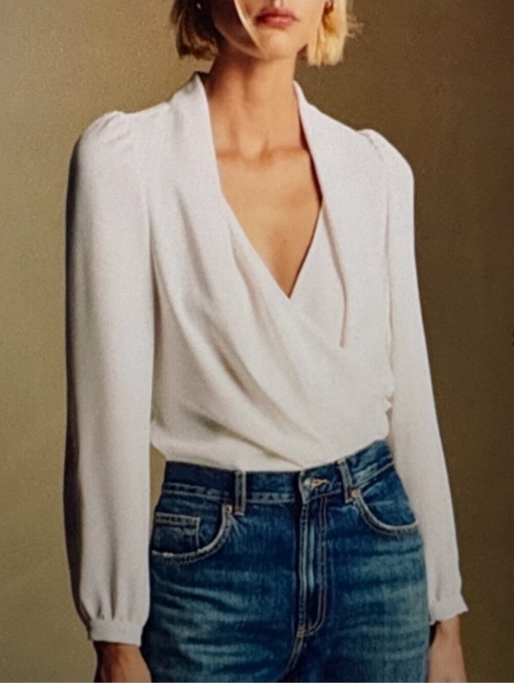 Sezane Abelia Blouse Ecru - Picture 3 of 12